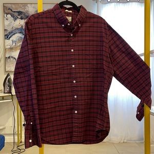 J Crew All Cotton Oxford Button Up